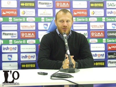 Roberto Breda nella gara di andata