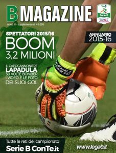 B Magazine con l'Annuario sulla Serie B 2015-16