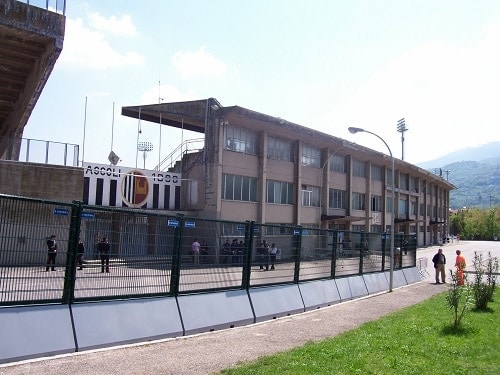 stadio Cino e Lillo del Duca si gioca Ascoli-Entella