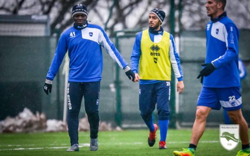 Pescara: Primo allenamento per Munta