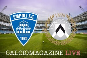 Empoli-Udinese, risultato cronaca e tabellino LIVE