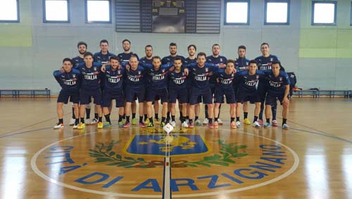 I 19 Azzurri al PalaTezze di Arzignano