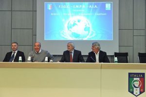 Incontro arbitri-Lega B al meeting di Coverciano