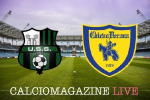 Sassuolo-Chievo: probabili formazioni, risultato e tabellino in tempo reale