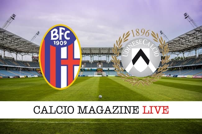 Bologna-Udinese: risultato e tabellino in tempo reale