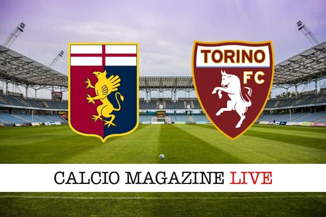 Genoa-Torino live risultato e tabellino in tempo reale