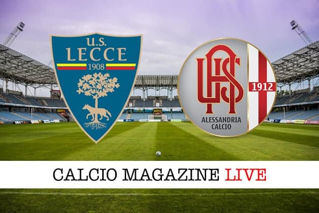 Lecce-Alessandria 1-1, il tabellino: la cronaca della partita