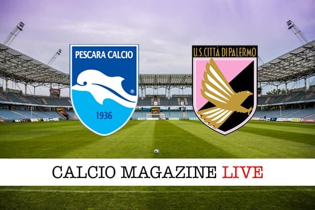 Pescara-Palermo 2-0, il tabellino: la cronaca della partita