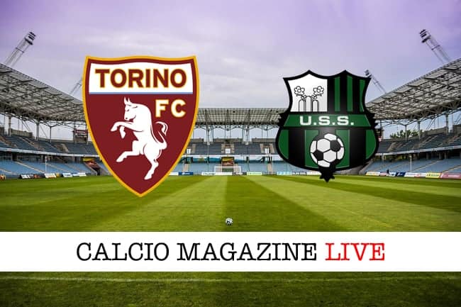 Torino-Sassuolo risultato in diretta e tabellino in tempo reale