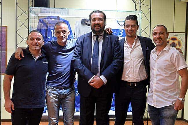 Il presidente Andrea Montemurro con i quattro protagonisti