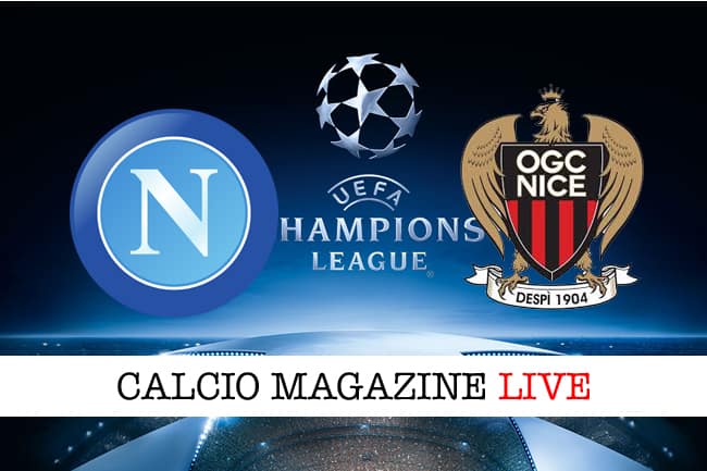 Champions League, Napoli-Nizza: risultato e cronaca in tempo reale