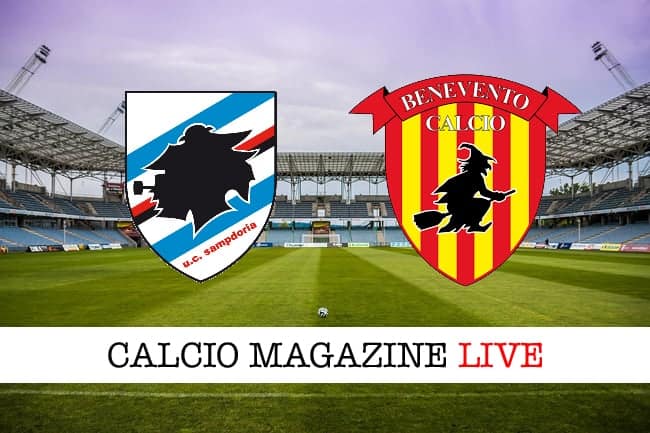 Sampdoria-Benevento: risultato in diretta e tabellino della partita