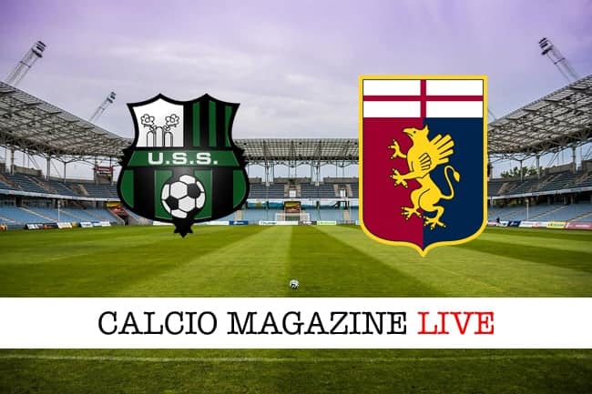 Sassuolo-Genoa risultato in diretta e tabellino della 1° giornata