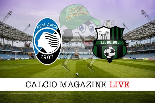 Atalanta-Sassuolo sintesi e tabellino in tempo reale della partita