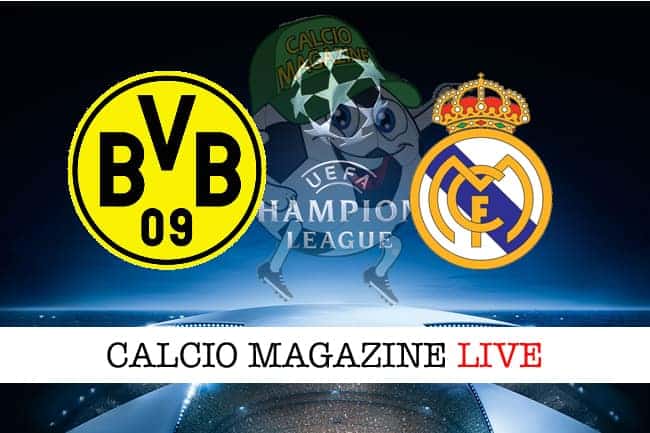 Borussia Dortmund-Real Madrid 1-3, il tabellino: doppietta di Ronaldo