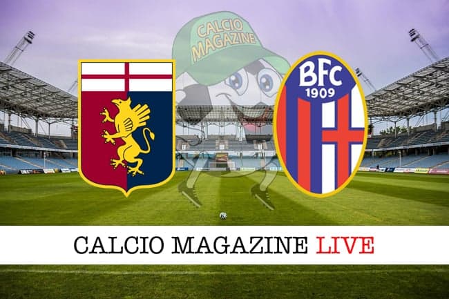 Genoa - Bologna, le formazioni ufficiali