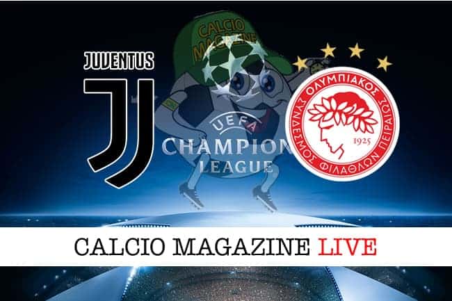 Juventus-Olympiakos: probabili formazioni, cronaca e risultato in diretta