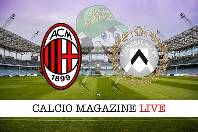 Milan Udinese cronaca diretta live risultato in tempo reale