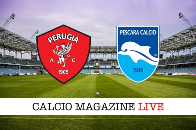 Perugia-Pescara 4-2, il tabellino