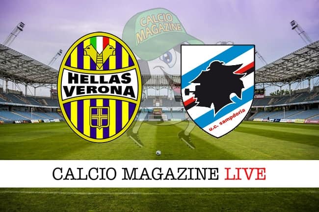 Hellas Verona-Sampdoria: risultato e tabellino in tempo reale