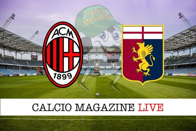 Milan Genoa cronaca diretta live risultato in tempo reale