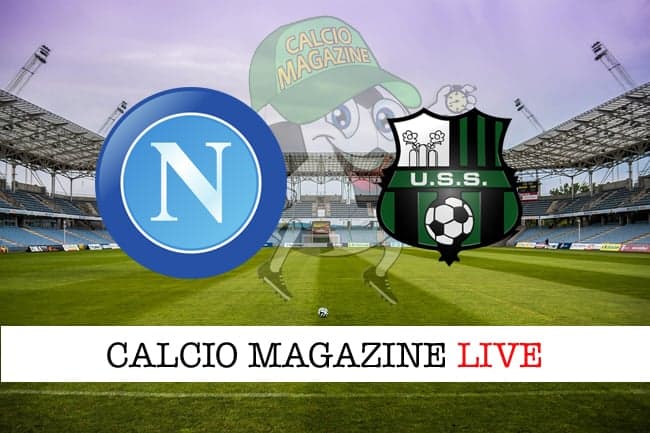 Napoli Sassuolo cronaca diretta risultato in tempo reale