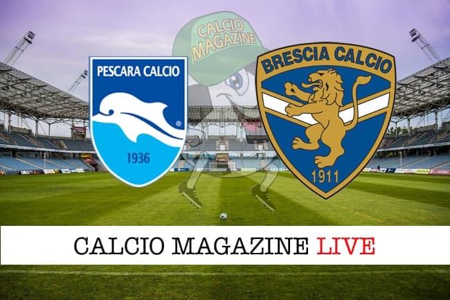 Pescara-Brescia 0-3, il tabellino: cronaca e risultato finale