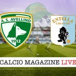 Avellino Entella cronaca diretta live risultato in tempo reale