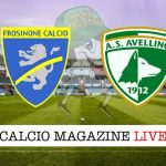 Frosinone Avellino cronaca diretta live risultato in tempo reale