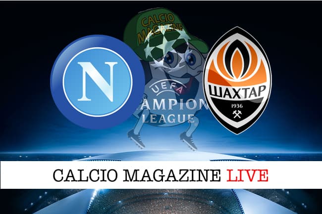 Napoli-Shakthar Donetsk cronaca e risultato in tempo reale