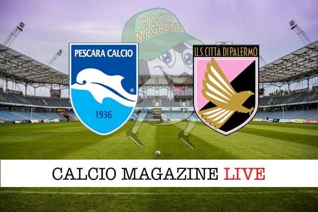 Pescara-Palermo 2-2, il tabellino: cronaca e risultato finale