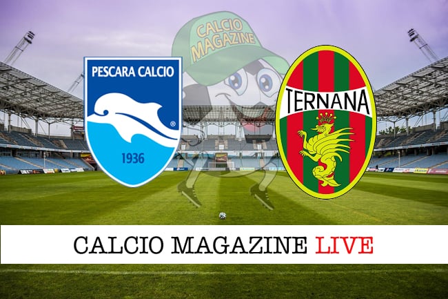 Pescara-Ternana 3-3, il tabellino: Valzania agguanta il pari nel recupero