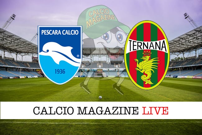 Pescara Ternana cronaca diretta live risultato in tempo reale