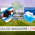 Sampdoria Pescara cronaca diretta live risultato in tempo reale