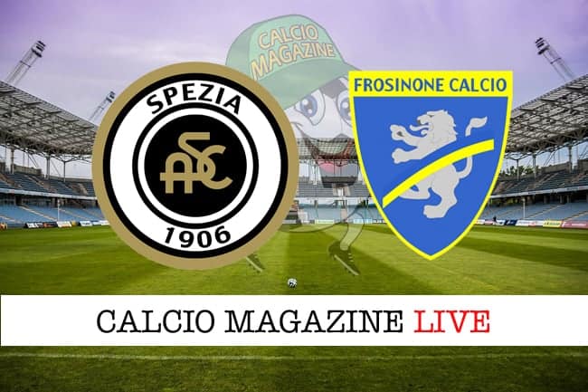 Spezia-Frosinone: formazioni, cronaca e risultato in tempo reale