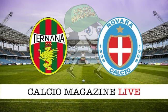 Ternana-Novara: formazioni, risultato e tabellino in tempo reale