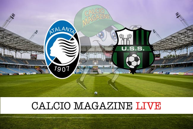 Atalanta Sassuolo cronaca diretta live risultato in tempo reale