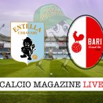 Virtus Entella Bari cronaca diretta live risultato in tempo reale