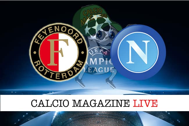 Feyenoord-Napoli cronaca diretta, risultato in tempo reale