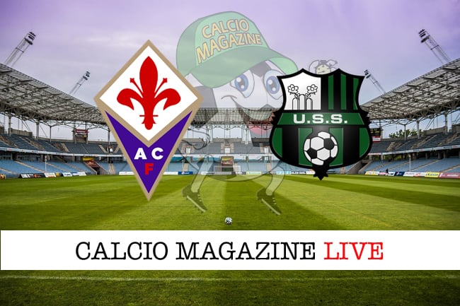 Fiorentina Sassuolo cronaca diretta live, risultato in tempo reale