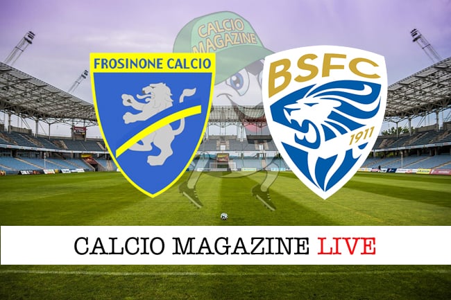 Frosinone-Brescia in diretta: risultato, tabellino live