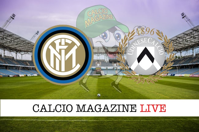 Inter Udinese cronaca diretta risultato tempo reale