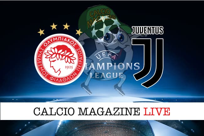 Olympiacos-Juventus cronaca diretta, risultato in tempo reale