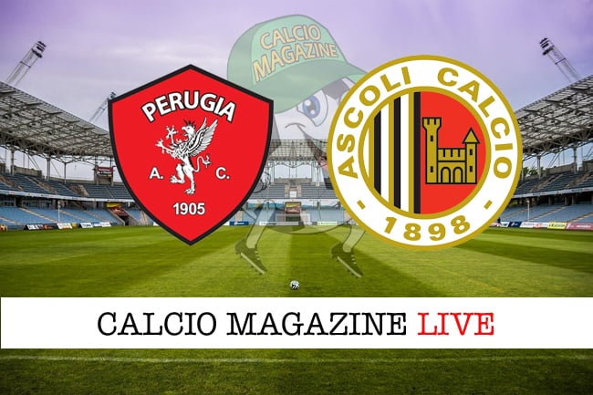 Perugia Ascoli cronaca diretta live risultato tempo reale