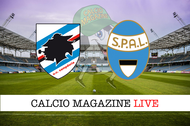 Sampdoria - Spal, le formazioni ufficiali