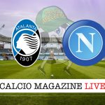 Atalanta Napoli cronaca diretta live risultato tempo reale