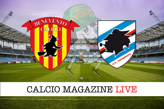 Benevento-Sampdoria risultato e tabellino in diretta