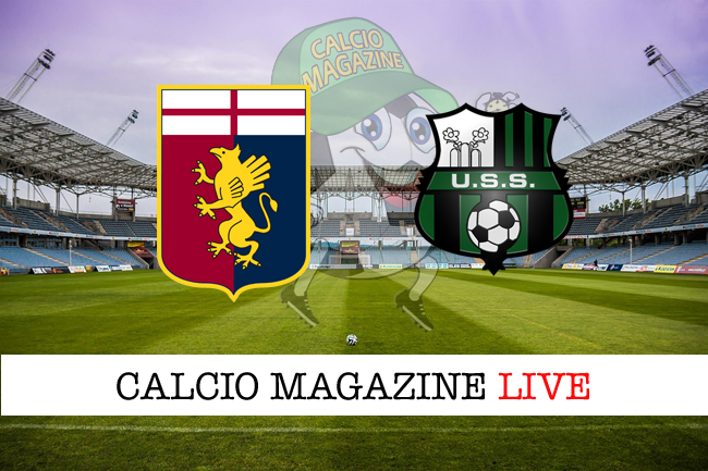 Genoa Sassuolo cronaca diretta live risultato tempo reale