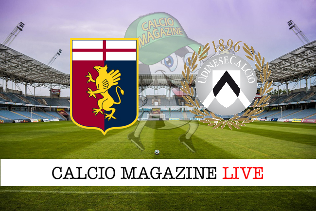 Genoa Udinese cronaca diretta live risultato in tempo reale