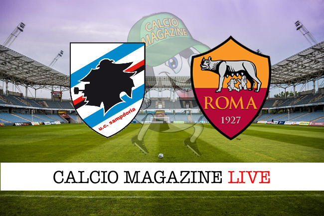 Sampdoria Roma cronaca diretta live risultato tempo reale